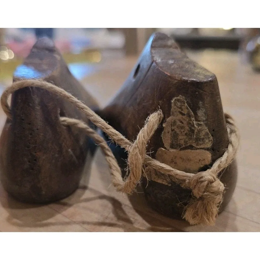 VTG Child Wooden Shoe Forms Antique Cobbler Mold Primitive Decor Cottagecore